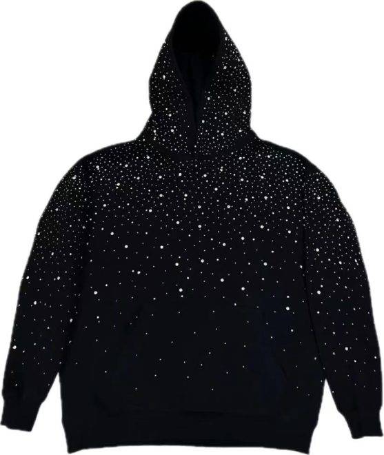Diamond covered hoodie