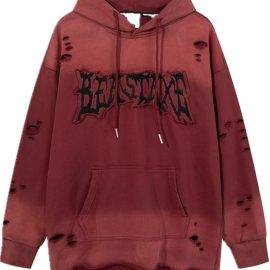 Red vintage hoodie