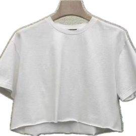 cropped T-shirt white